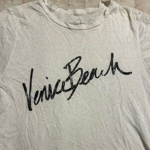 White Venice Beach Graphic T-Shirt
